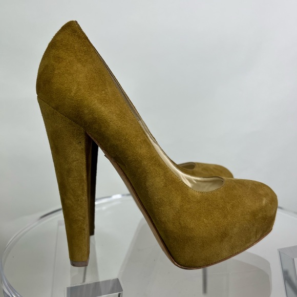 Brian Atwood suede platform heels - Picture 4 of 11